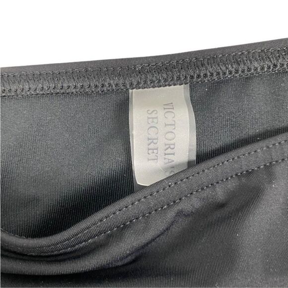 Victoria's Secret Black Bikini Bottom with metal accents size Small - Picture 3 of 6